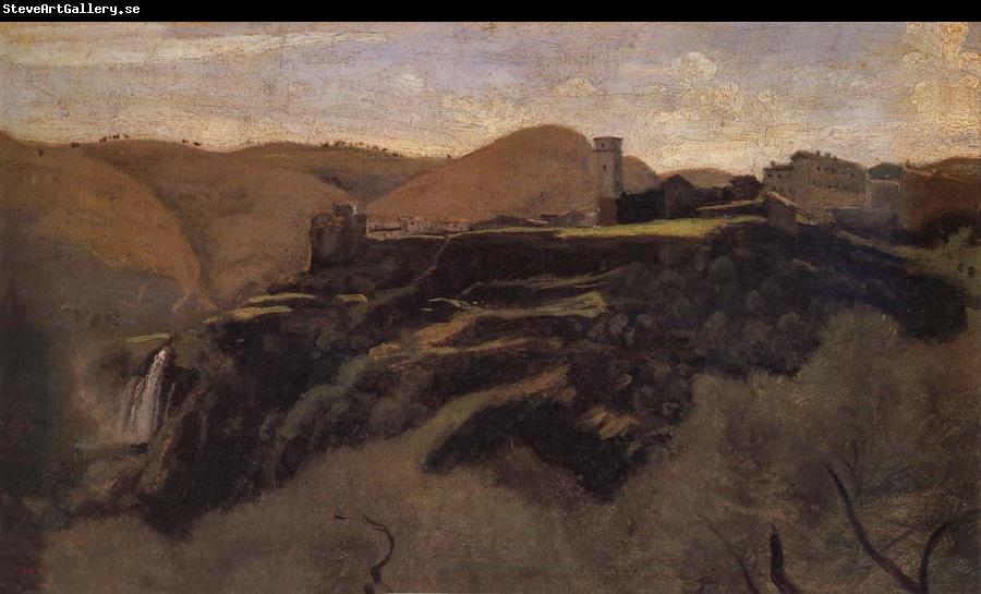 Corot Camille The Waterfalls